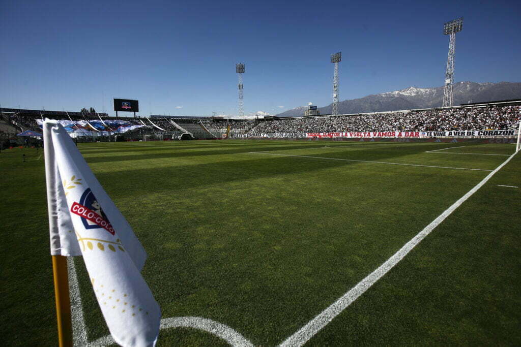 Estadio Monumental desde la cancha.