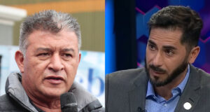 Imagen doble de Claudio Borghi a la izquierda y Johnny Herrera a la derecha