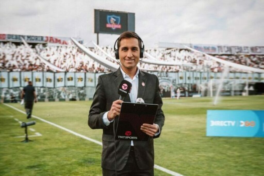 Daniel Arrieta en el Estadio Monumental, durante un partido de Colo-Colo