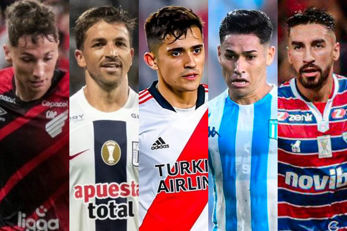 Luciano Arriagada en Athletico Paranaense, Gabriel Costa en Alianza Lima, Pablo Solari en River Plate, Óscar Opazo en Raavellancieda, Juan Martín Lucero en Fortaleza.