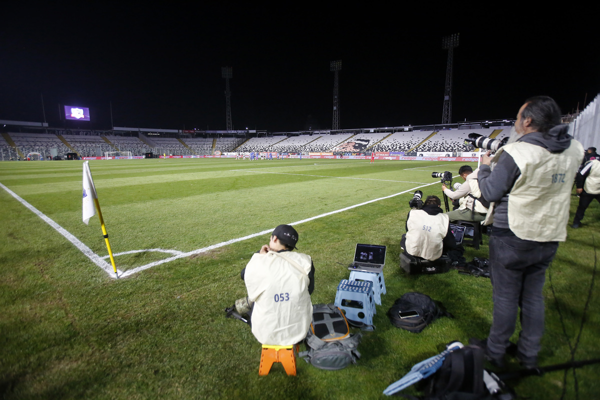 Estadio Monumental vacío por sanción.