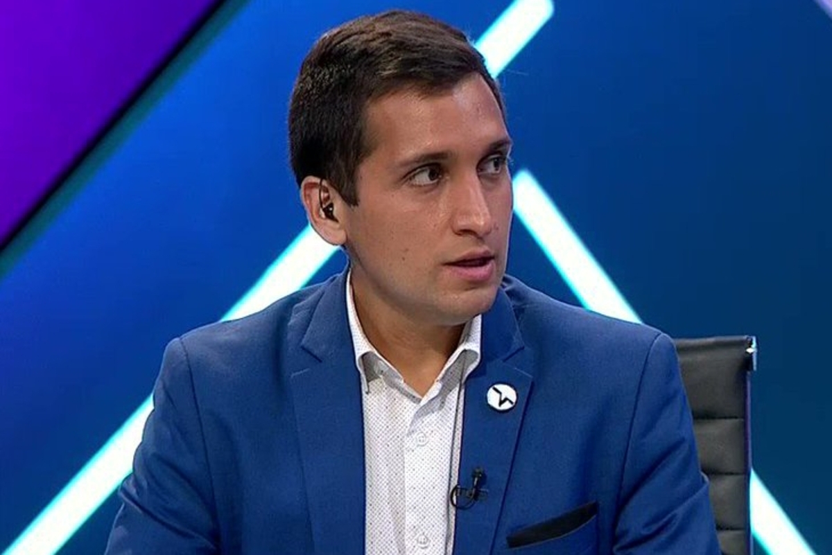 Daniel Arrieta durante la transmisión de Todos Somos Técnicos.