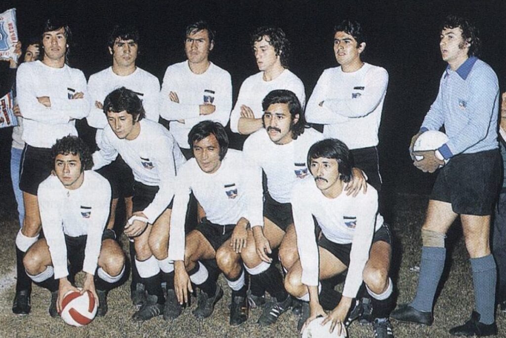 Colo-Colo disputando la Copa Libertadores en 1973
