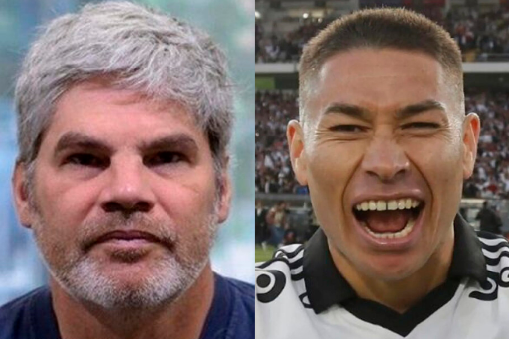 Primer plano a Juan Cristóbal Guarello y Óscar Opazo, luego que el comunicador criticara la posible contratación como nuevo jugador de Colo-Colo.