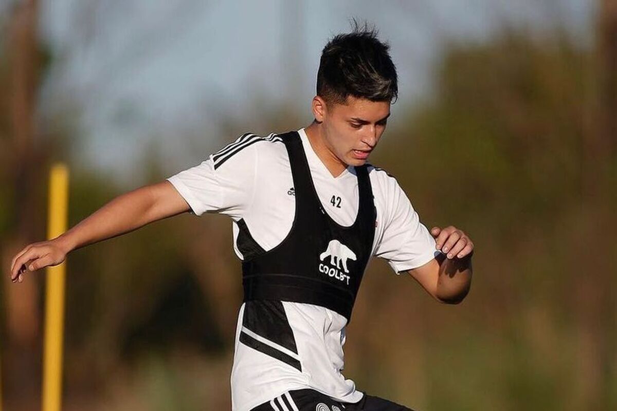 Felipe Yáñez entrenando en Colo-Colo.