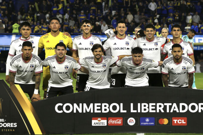 Formación de Colo-Colo en el partido ante Boca Juniors por Copa Libertadores.