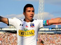 Gonzalo Fierro durante la temporada 2014, donde Colo-Colo levantó la estrella 30.