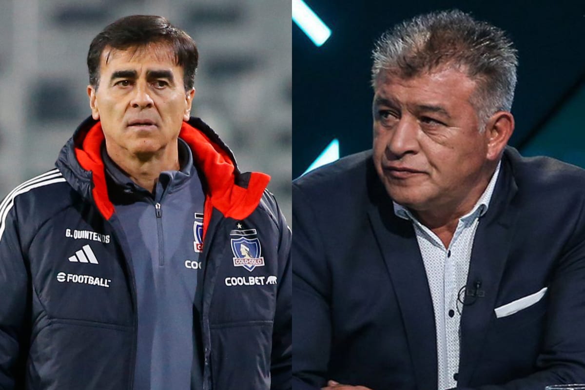 Gustavo Quinteros como técnico de Colo-Colo y Claudio Borghi en CDF.