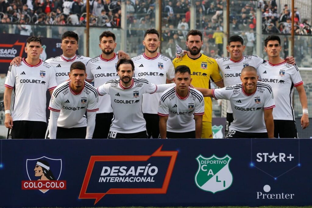 Formación de Colo-Colo en el partido amistoso frente a Deportivo Cali