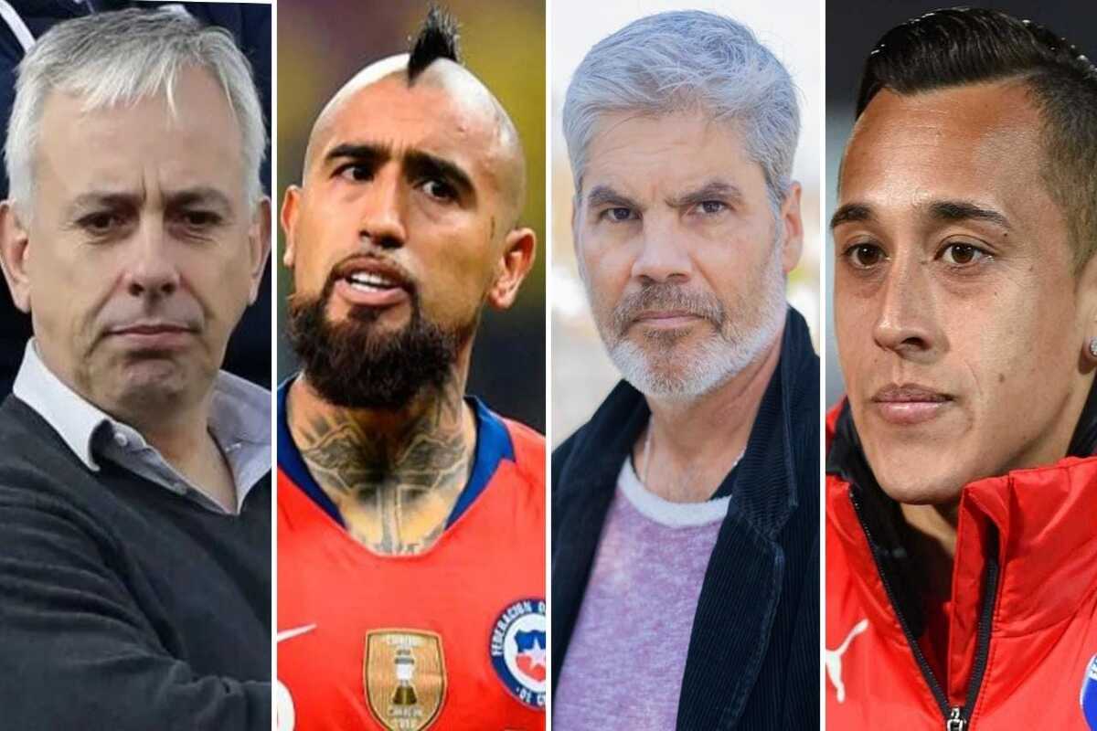 Fernando Felicevich, Arturo Vidal, Juan Cristóbal Guarello, Fabián Orellana.