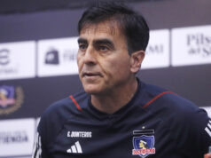 Gustavo Quinteros con la camiseta de Colo-Colo.