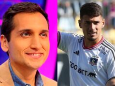 Primer plano a los rostros de Daniel Arrieta y Alan Saldivia