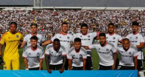 Formación de Colo-Colo en el partido frente a Magallanes en el Estadio Monumental.