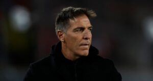 Primer plano al rostro de Eduardo Berizzo.