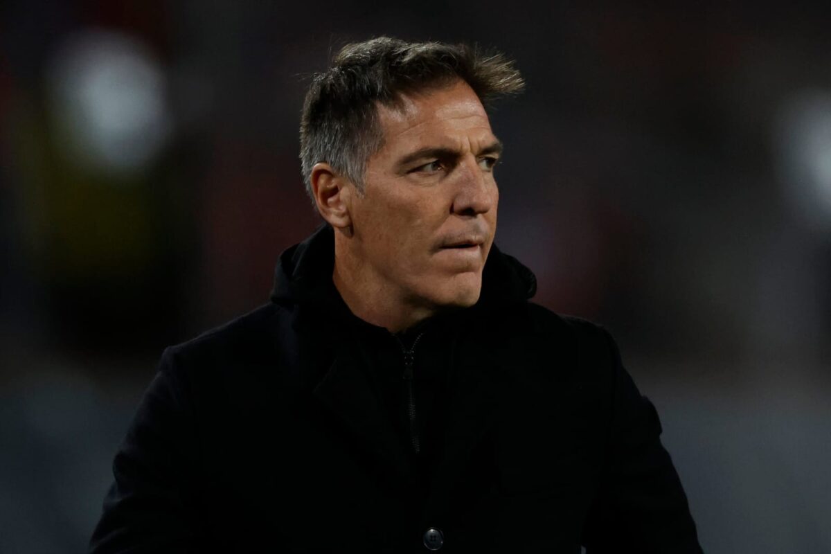 Primer plano al rostro de Eduardo Berizzo.