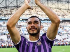 Gabriel Suazo con la camiseta del Toulouse
