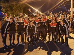 Plantel de Colo-Colo en Calama, en la previa del partido frente a Cobreloa.
