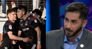 Primer plano al rostro de Johnny Herrera y el plantel de Colo-Colo celebrnado su conquista frente a Cobreloa por Copa Chile