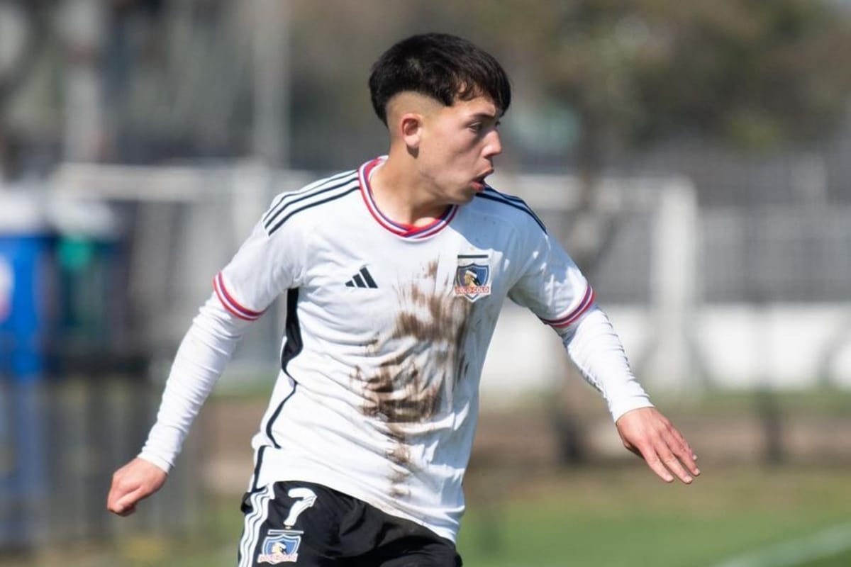 Leandro Hernández jugando por Colo-Colo Proyección.