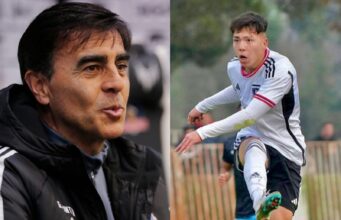 Primer plano a los rostros de Gustavo Quinteros y Leandro Hernández.