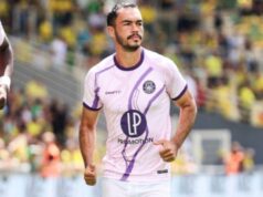 Gabriel Suazo con camiseta del Toulouse