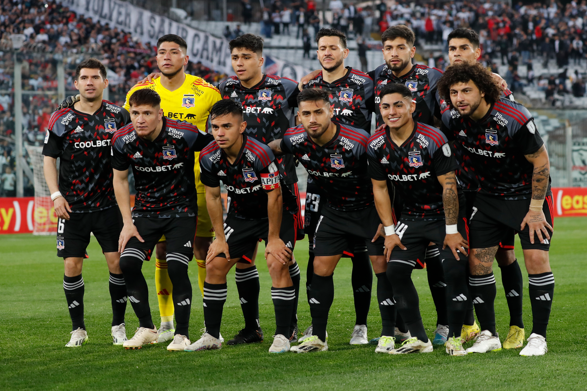 Once titular de Colo-Colo durante el triunfo 1-0 ante Palestino por la Copa Chile 2023.
