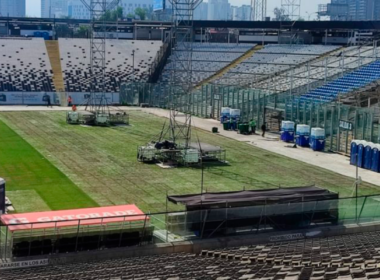Fotografía al sector sur del Estadio Monumental tras los conciertos de Roger Waters a finales de noviembre del 2023.