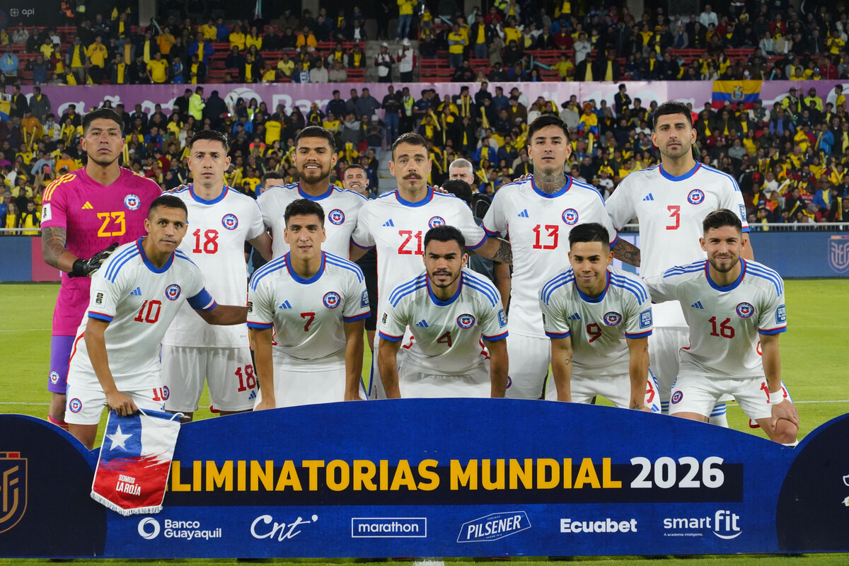 Once titular de la Selección Chilena en la derrota 1-0 ante Ecuador por la sexta fecha de las Eliminatorias Sudamericanas rumbo al Mundial del 2026.