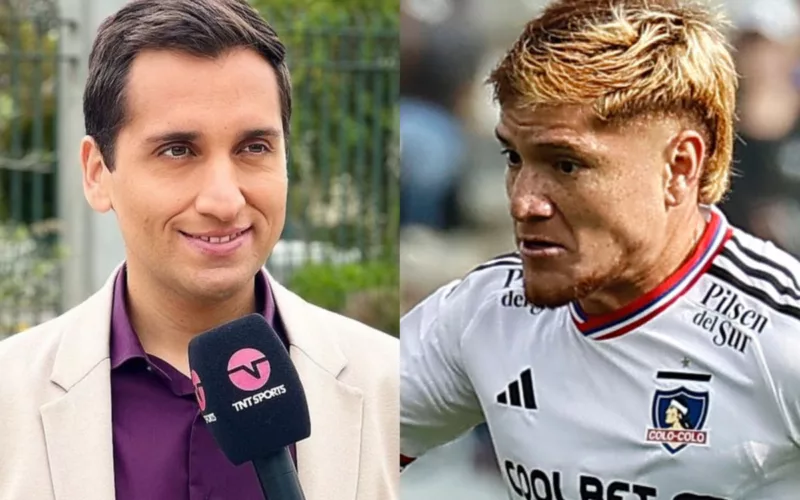 Daniel Arrieta sonriente. Leonardo Gil concentrado jugando por Colo-Colo.