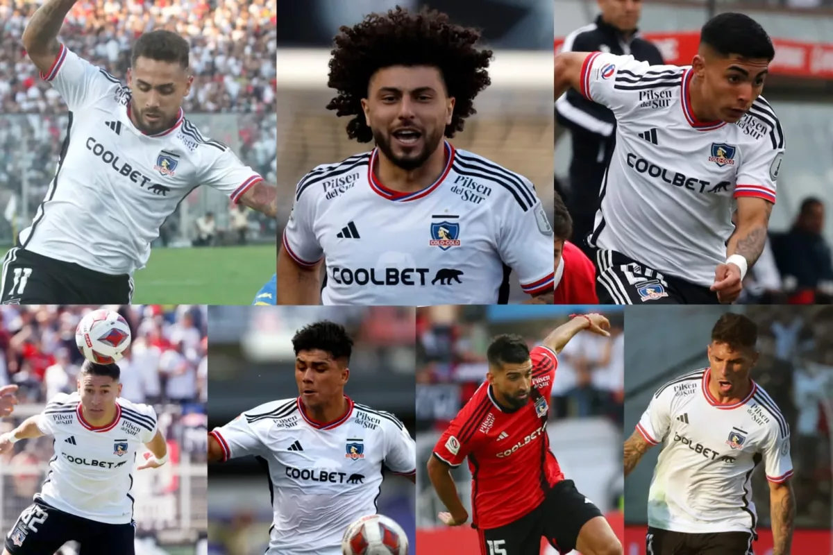 Emiliano Amor, Maximiliano Falcón, Alan Saldivia, Óscar Opazo, Marcos Bolados, Damián Pizarro y Jordhy Thompson.