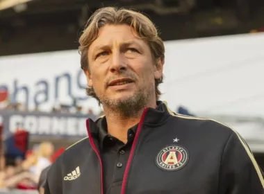 Gabriel Heinze en su rol como entrenador de Atlanta United.