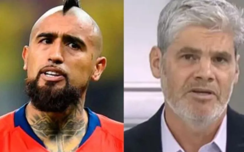 Imagen doble de Arturo Vidal y Guarello