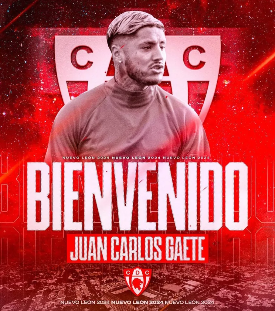 Oficialización de Juan Carlos Gaete como nuevo jugador de Deportes Copiapó.