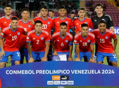 Formación Selección Chilena Sub-23 en el Torneo Preolímpico.