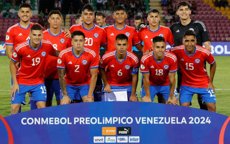 Formación Selección Chilena Sub-23 en el Torneo Preolímpico.