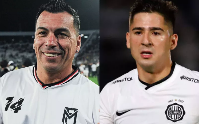 Primer plano de Esteban Paredes y Guillermo Paiva.