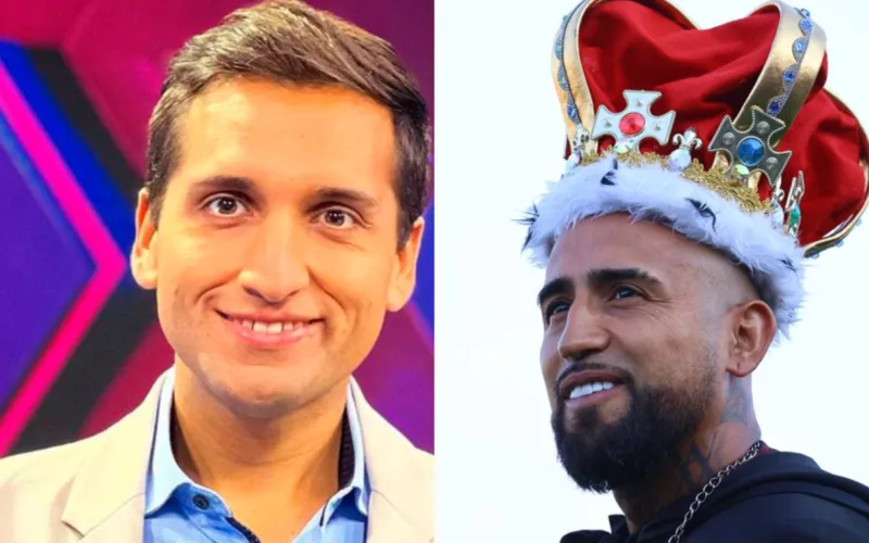 Imagen doble de Daniel Arrieta y Arturo Vidal