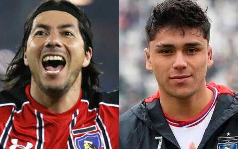 Primer plano al rostro de Jaime Valdés y Damián Pizarro, ex futbolista profesional y jugador de Colo-Colo durante la temporada 2024, respectivamente.