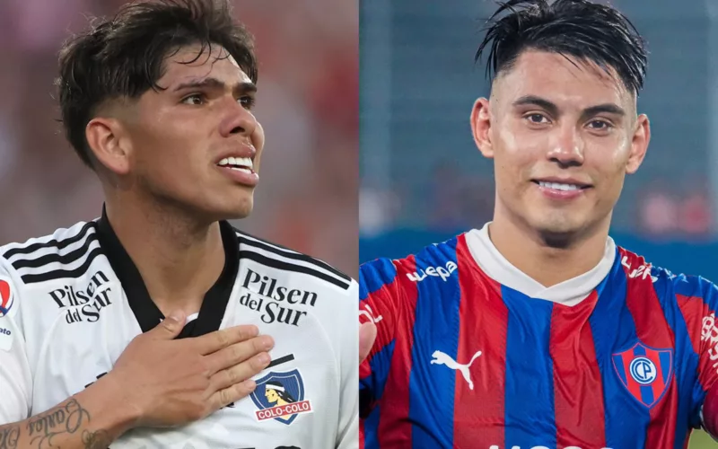 Primer plano de Carlos Palacios y Santiago Arzamendia.