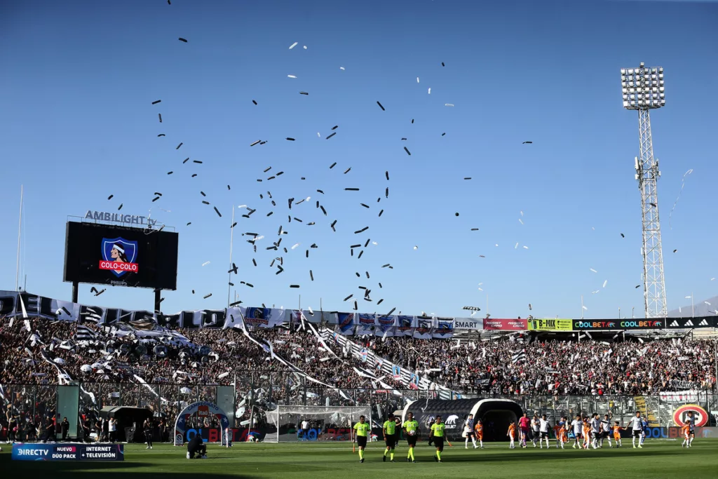 Estadio Monumental durante el Superclásico 195.