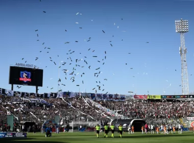 Estadio Monumental durante el Superclásico 195.