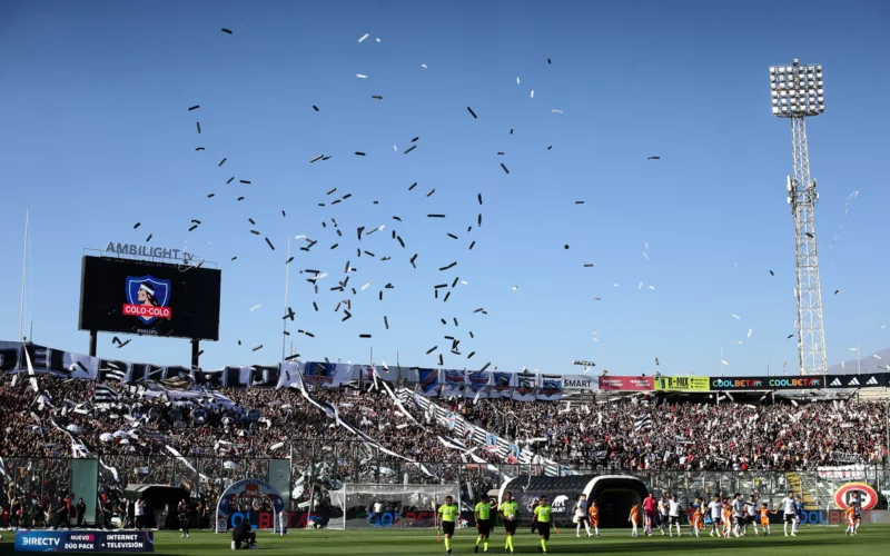 Estadio Monumental durante el Superclásico 195.