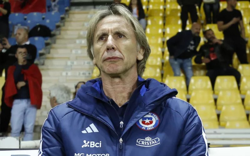 Primer plano de Ricardo Gareca.