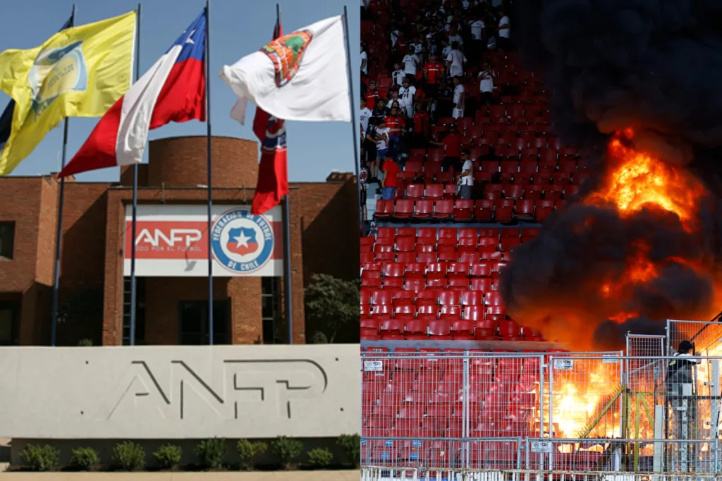 ANFP y la galería norte del Estadio Nacional tras los incidentes de Colo-Colo en la Supercopa.
