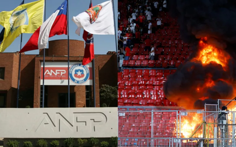 ANFP y la galería norte del Estadio Nacional tras los incidentes de Colo-Colo en la Supercopa.