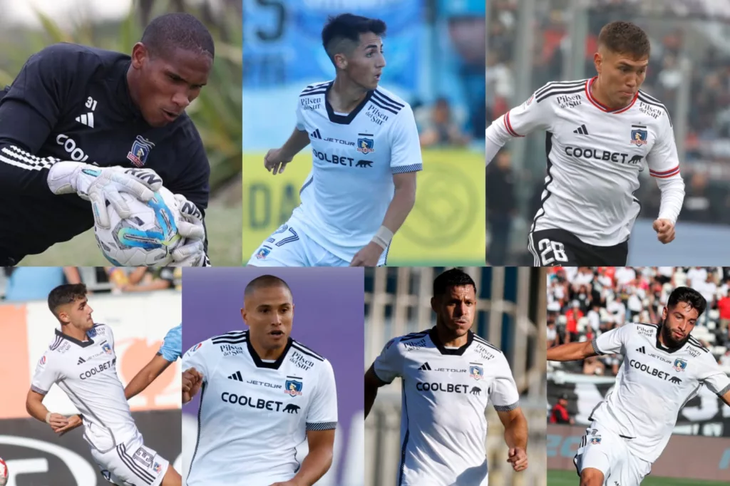 Omar Carabalí, Diego Plaza, Lucas Soto, Bruno Gutiérrez, Leandro Benegas, Ramiro González y Jeyson Rojas.