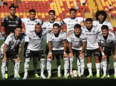 Formación de Colo-Colo en el partido frente a Unión Española.