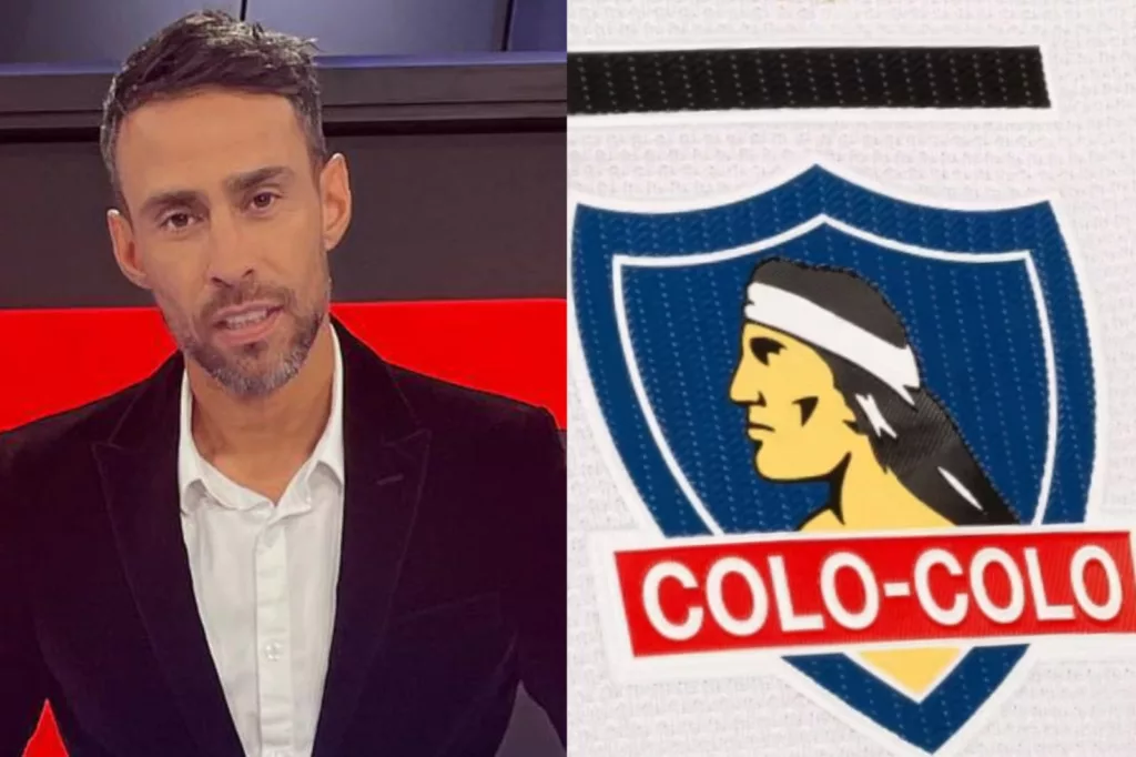 Jorge Valdivia y escudo Colo-Colo