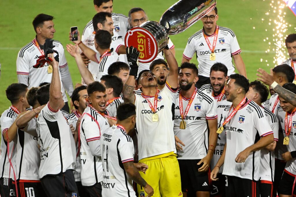 Colo-Colo celebrando la obtención de la Copa Chile 2023