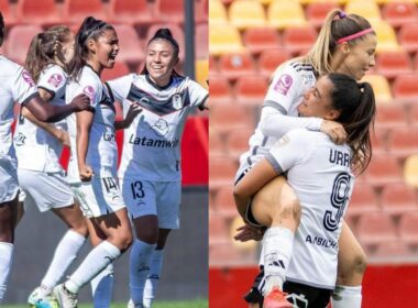 Colo-Colo vs Santiago Morning Femenino celebrando goles